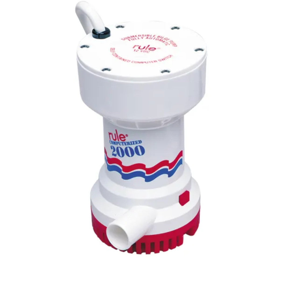 Rule 53S Automatic Bilge Pump, 2,000 gph, 12 volt