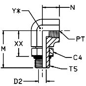 Female Elbow-1-5/16"-1"