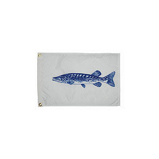 Taylor Made Flag, Fisherman's Catch, 12" X 18", Pickerel