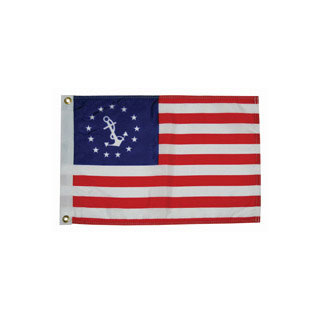 Taylor Made, Nylon Ensigns, 12" x 18", US Yacht