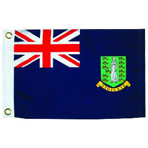 Taylor Made, International Flag, Nylon, 12" x 18", British Virgin Island Courtesy