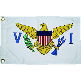 Taylor Made, US State Flag, 12" x 18", U.S. Virgin Island