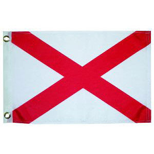 Taylor Made, US State Flag, 12" x 18", Alabama