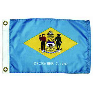 Taylor Made, US State Flag, 12" x 18", Delaware