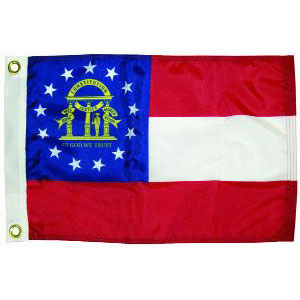 Taylor Made, US State Flag, 12" x 18", Georgia