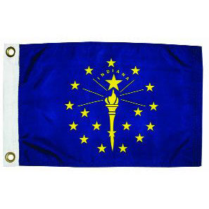 Taylor Made, US State Flag, 12" x 18", Indiana