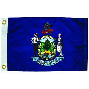 Taylor Made, US State Flag, 12" x 18", Maine