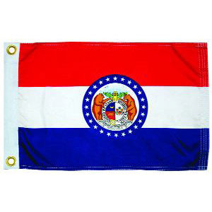 Taylor Made, US State Flag, 12" x 18", Missouri