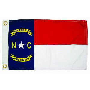 Taylor Made, US State Flag, 12" x 18", North Carolina