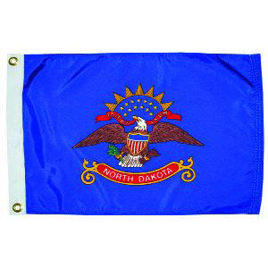 Taylor Made, US State Flag, 12" x 18", North Dakota