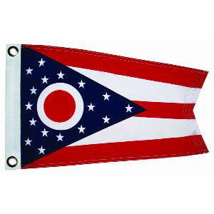 Taylor Made, US State Flag, 12" x 18", Ohio