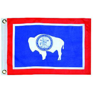 Taylor Made, US State Flag, 12" x 18", Wyoming