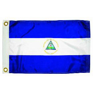 Taylor Made, International Flag, Nylon, 12" x 18", Nicaragua Courtesy