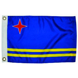 Taylor Made, International Flag, Nylon, 12" x 18", Aruba Courtesy