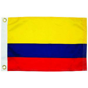 Taylor Made, International Flag, Nylon, 12" x 18", Columbia Courtesy