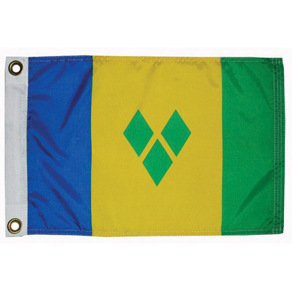 Taylor Made, International Flag, Nylon, 12" x 18", St. Vincent Courtesy
