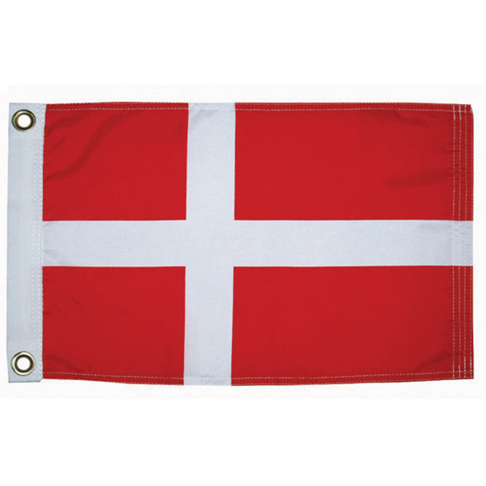 Taylor Made, International Flag, Nylon, 12" x 18", Denmark