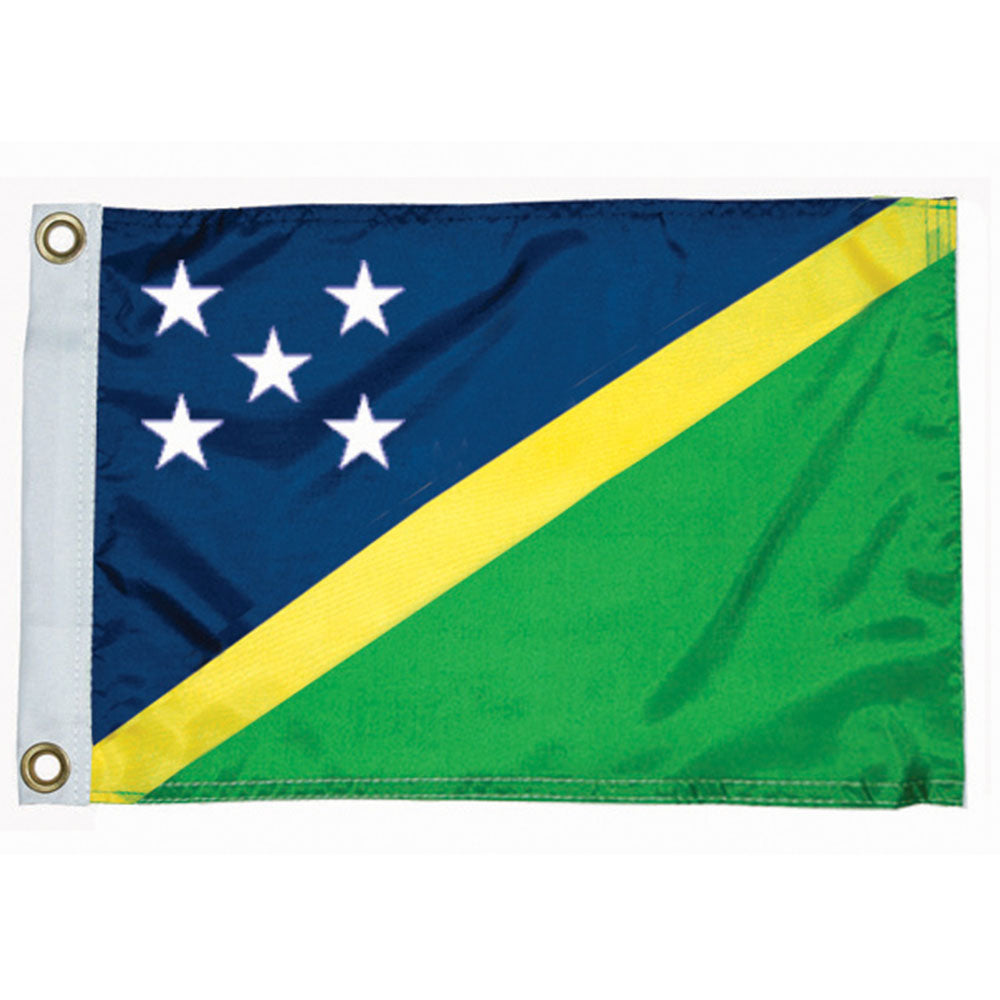 Taylor Made, International Flag, Nylon, 12" x 18", Solomon Island