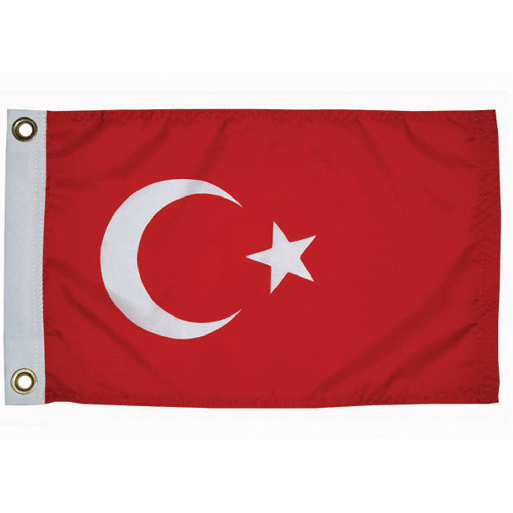 Taylor Made, International Flag, Nylon, 12" x 18", Turkey