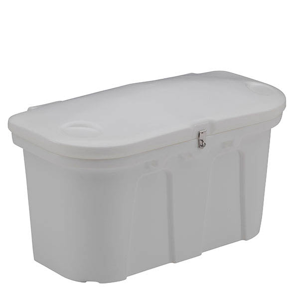 Taylor Made, Dock & Patio Storage Box, 40" L x 24" W x 26" Tall, Classic White