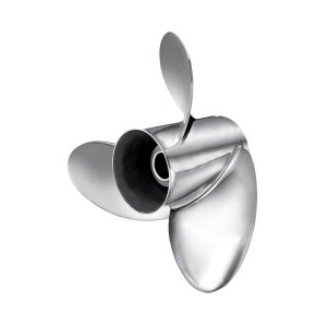 15.6" Dia. 23" Pitch, LH, 3-Blade, Stainless Steel, Rubex L3 Plus Prop