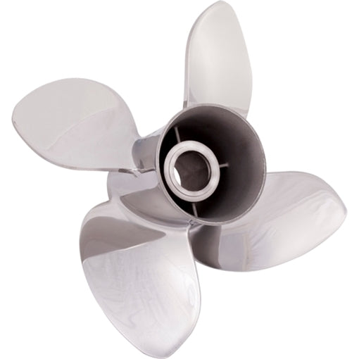 15.3" Dia. 22" Pitch, LH, 4-Blade, Stainless Steel Rubex L4 Propeller