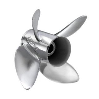 15.3" Dia. 26" Pitch, LH, 4-Blade, Stainless Steel Rubex L4 Propeller
