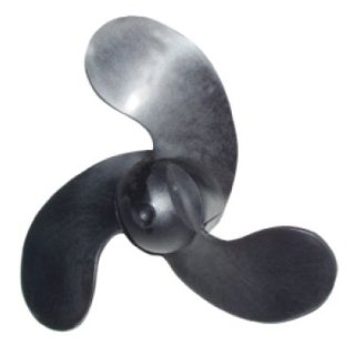 Solas, 7.3" Dia. 6" Pitch, RH, 3-Blade, Pin Drive Plastic Propeller