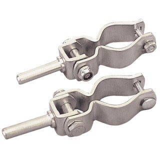Sea-Dog Heavy Duty Clamp On Oarlock, Zinc Plated Steel, for 1/2" Oarlock Socket, (Pair)