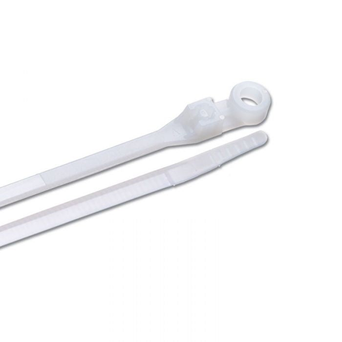 Marinco 199226 Natural Mounting 8" Cable Ties 25 Pack