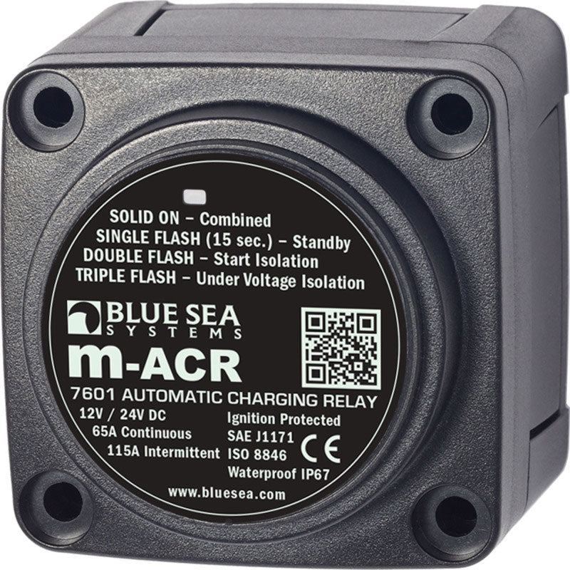 m-Series Automatic Charging Relay, 12/24 Volt DC, 65 Amp