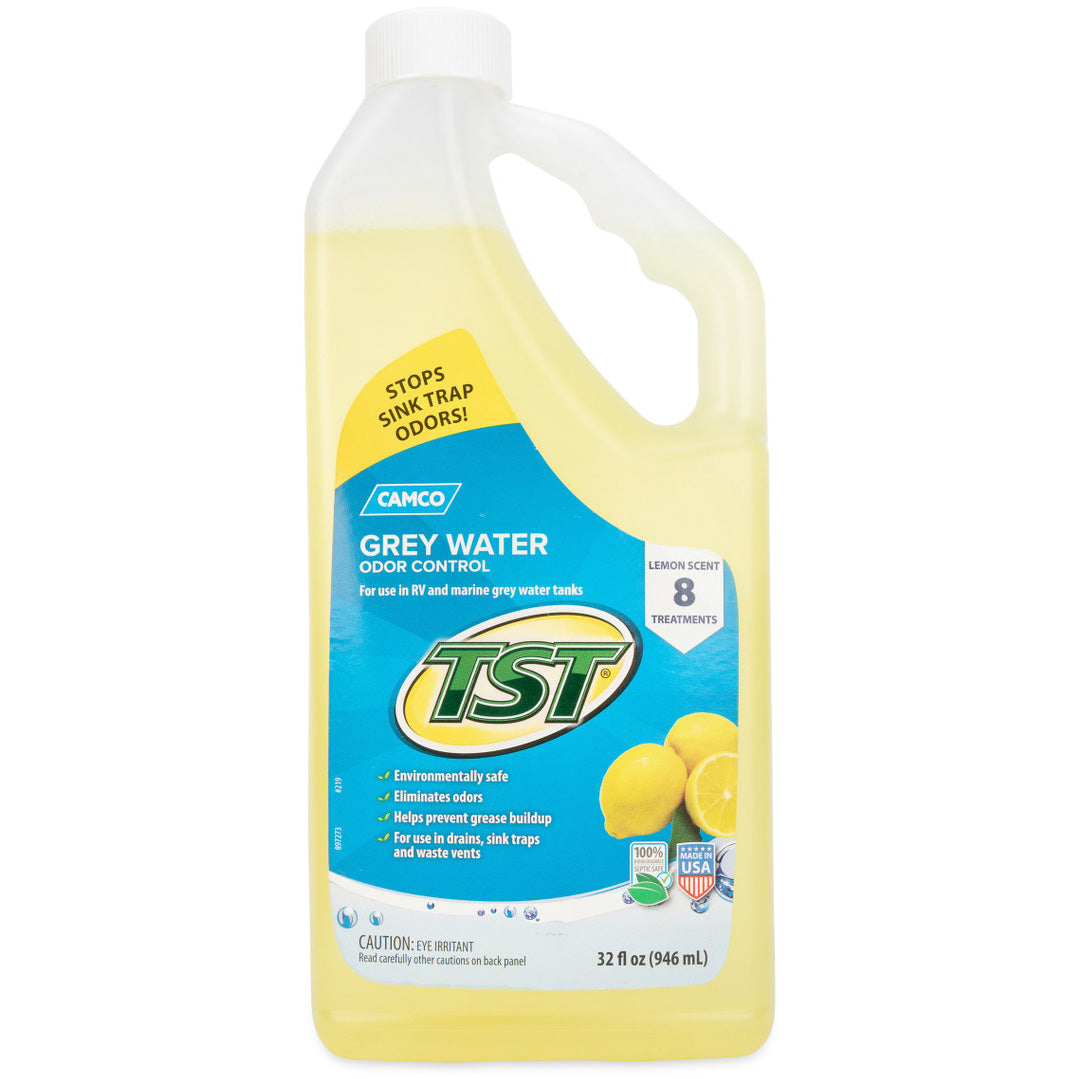 Camco TST Grey Water Odor Control, Lemon Scent 32oz 40252