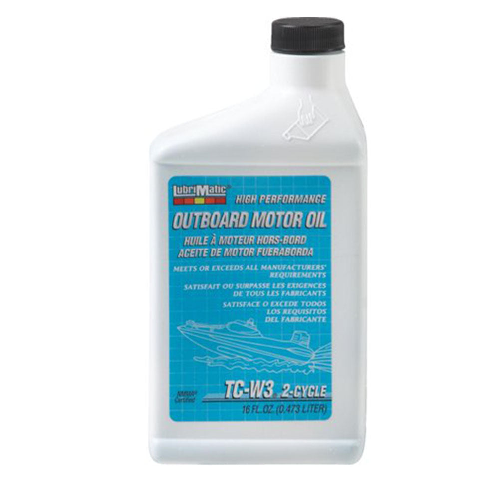 Lubrimatic TC-W3 Outboard Motor Oil, Quart