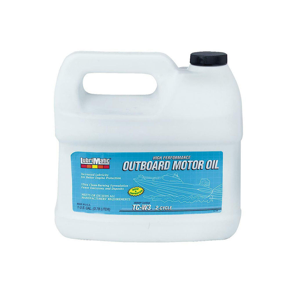 Lubrimatic TC-W3 Outboard Motor Oil, Gallon