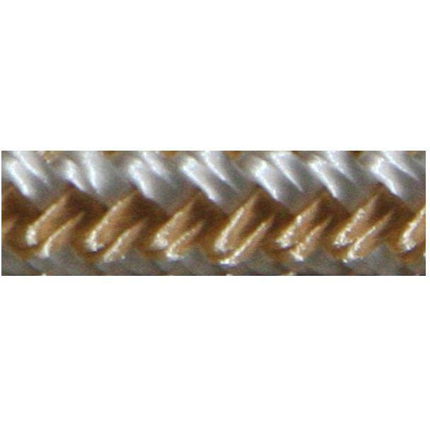 Sea Dog 302119035GW1<br> Premium Double Braided Nylon Dock Line, 3/4" x 35', Gold/White