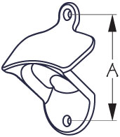 Sea-Dog 588450-1 Stainless Bottle Opener