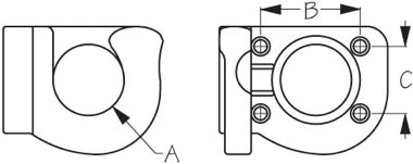 Sea-Dog, Folding Pole Storage Bracket (2 Per Pack)