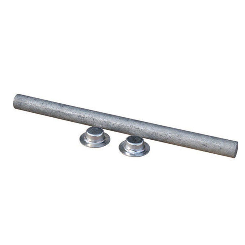 Tie Down Engineering, Roller Shaft w/ Pal Nuts, 1/2 X 6-1/4