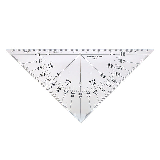 Weems & Plath, Navigation Tools, Protractor Triangle