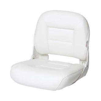 Tempress, Boat Seat, Navistyle, Low Back, White / White