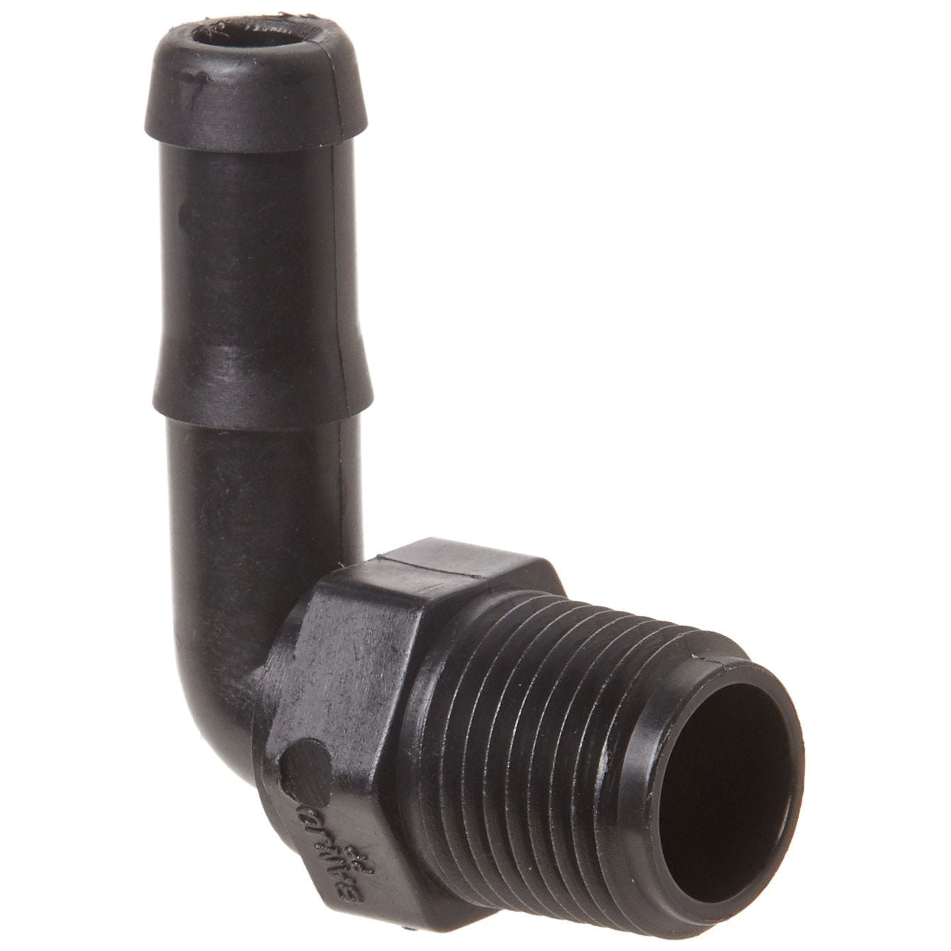 Banjo,Male Pipe Thread, Hose Barb, 90° Elbow, 1/2" x 1/2"