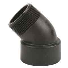 Banjo 2" Poly Street 45° Elbow