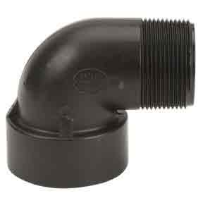 Banjo 1-1/2" Poly Street 90° Elbow