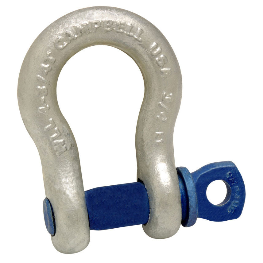 Shackle, Galvanized, 5/16", Cooper Tools