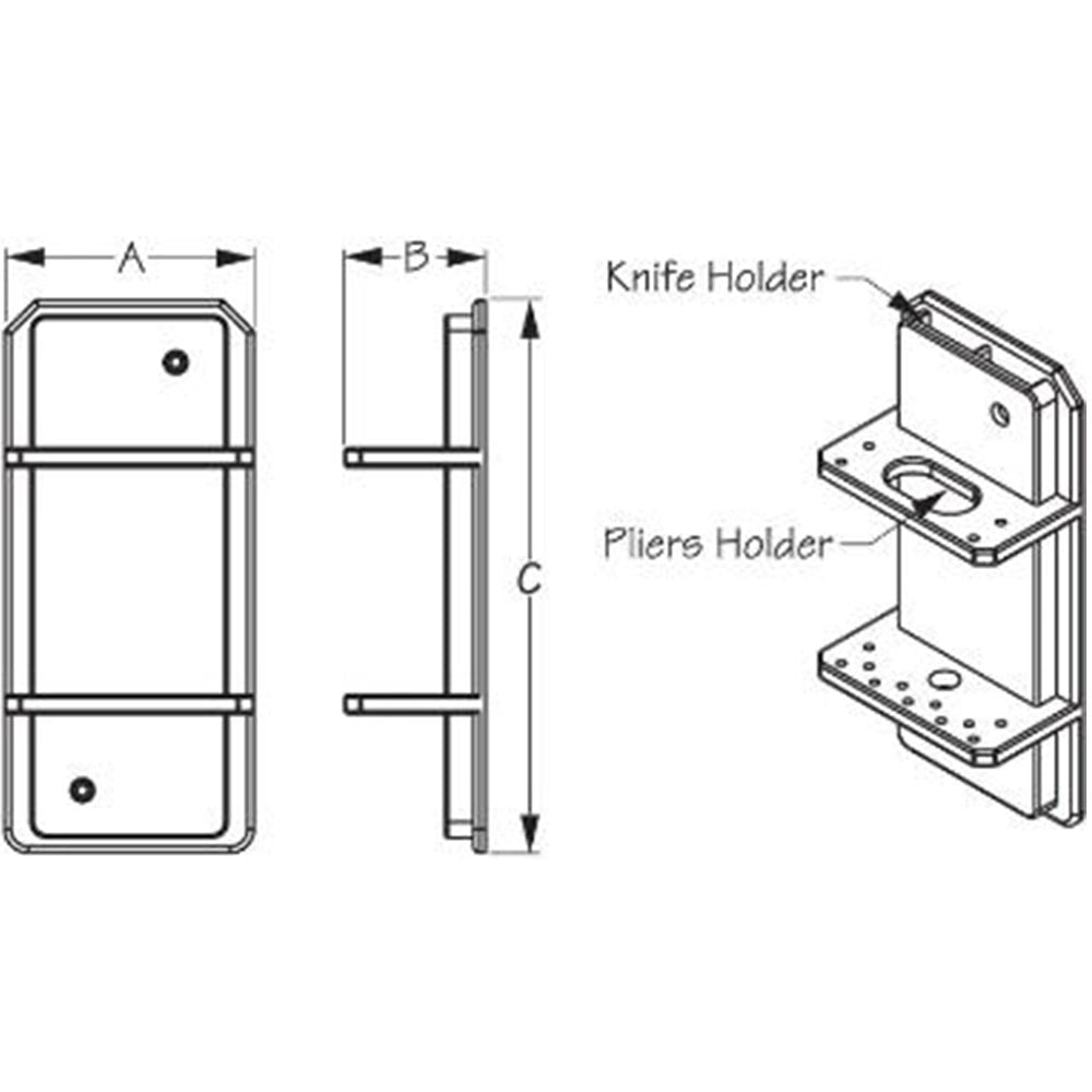 Sea-Dog, Knives & Pliers Holder