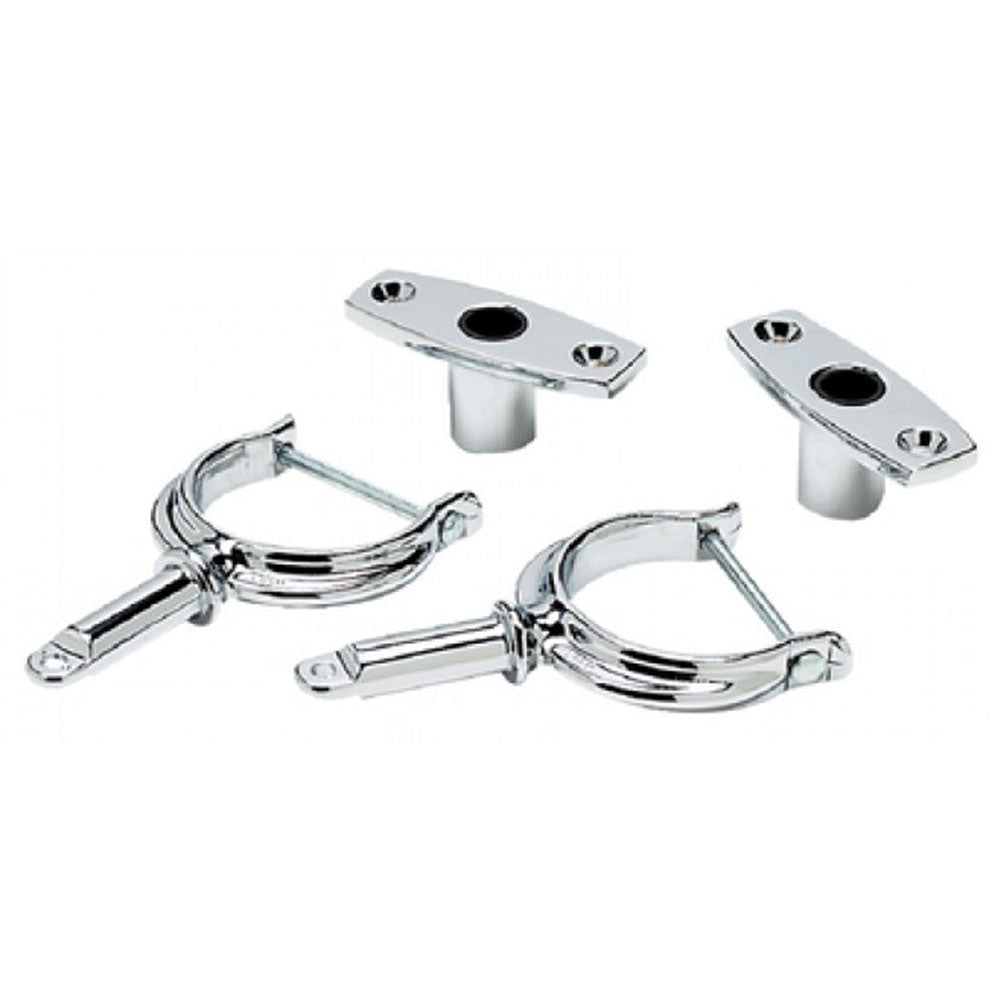SeaChoice, Rowlock Set, Chrome Plated Zinc
