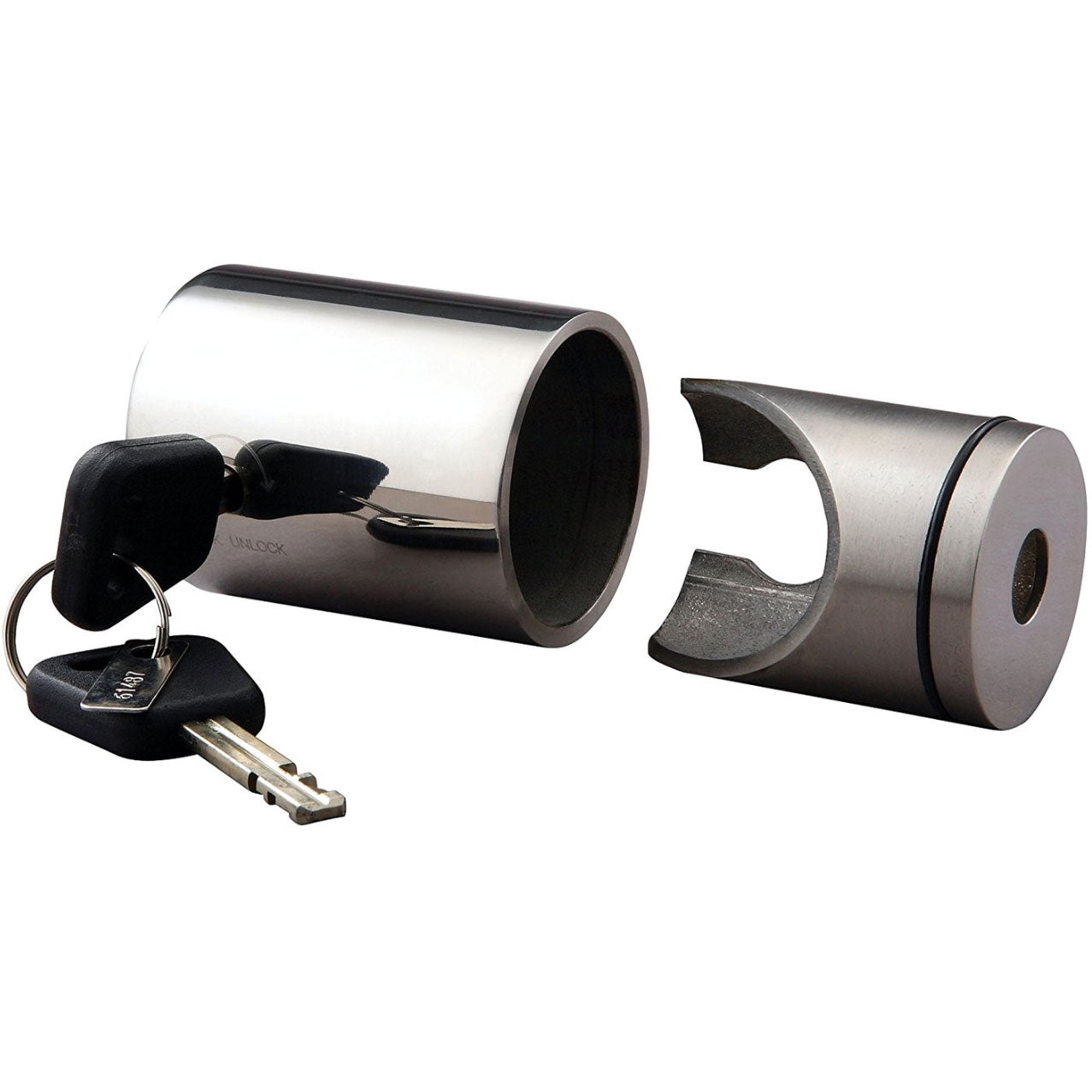 Panther, Outboard Motor Lock, Bolt-On, Stainless Steel