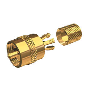 Connector - Male VHF Solder On for RG8X