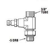 SeaStar ORB Hose Fittings, -3 Helms/Cylinders, Horizontal w/Bleeder