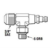 SeaStar ORB Hose Fittings, -3 Helms, Hynautic 5/16" or 3/8" w/Bleeder